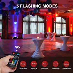 ไฟพาร์ LED RGBWA UV 36x3W สำหรับเวที พร้อมรีโมทคอนโทรล ใช้ได้ทั้งในร่มและกลางแจ้ง เหมาะสำหรับงานปาร์ตี้ ดิสโก้ - Product Image 4