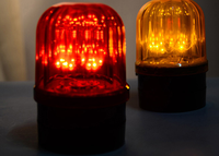 Neues Design Bernsteinfarbenes LED-Blitzlicht Notfall-Verkehrslampe Warnleuchte mit Magnetbefestigung für Sicherheit