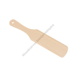 A granel, 100 Uds., juego de espátula para panqueques de madera ecológica clásica de WoodCarver para uso en cocina de restaurante, suministro de cocina al por mayor - Product Image 2