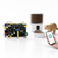 Fabrication de circuits imprimés pour distributeur automatique intelligent de nourriture pour animaux de compagnie avec caméra et contrôle Wi-Fi, conception et développement d'assemblage SMT