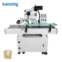 Machine d'étiquetage automatique pour boîtes express, applicateur d'étiquettes pour surfaces planes avec système d'impression et d'application en ligne
