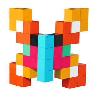 Cube magnétique magique éducatif STEM coloré pour enfants, <span class=keywords><strong>jouet</strong></span> éducatif pour la maternelle - Product Image 5