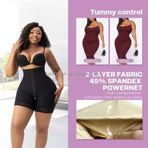 Pantalones cortos de faja de realce de glúteos para mujer con etiqueta privada personalizada verificada, ropa moldeadora potenciadora de cadera con Control de barriga de alta compresión - Product Image 5