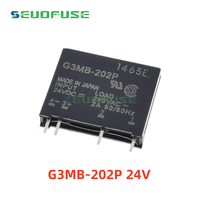 5V 12V 24V DC-AC Module de relais à semi-conducteurs G3MB-202P G3MB 202P PCB SIP SSR AC 240V 2A interrupteur de relais de résistance de Circuit d'amortisseur