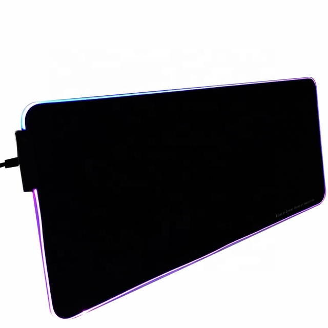Led Design Gaming Mouse Pad Cloth Surface RGB Cheap Gaming Glowing Computer Accessory Gaming Mouse Mat Factory Whole Sale