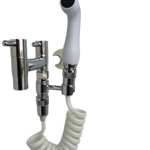 Boquilla de Bidé Giratoria de 360 Grados Totalmente en Cobre, Rosca de 4 Puntos, Soporte Giratorio de Rosca de 4 Puntos, Válvula Angular, Accesorio para Cabezal de Ducha - Product Image 2