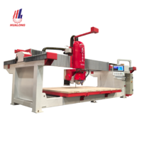 Sierra de Puente CNC de 5 Ejes HKNC-500 PLUS, Motor de 18.8kW, 5800kg Monobloque, Control Italiano ESA, Corte Automático de Granito de 3500mm