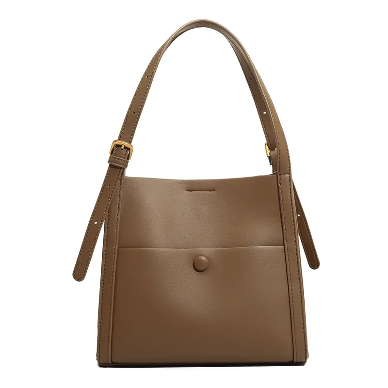 Kadınlar için tasarlanmış moda Crossbody omuz çantaları büyük kapasiteli özel çanta tasarımcı kova çanta