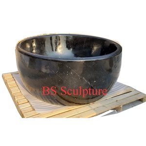Baignoire de salle de bain design populaire hôtel pierre de luxe baignoire en marbre rouge naturel sculpture - Product Image 5