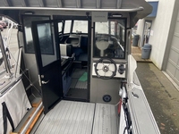 Yacht sportif de luxe en aluminium de 34 pieds avec console centrale et T-Top, modèle 2026, bateau de pêche en haute mer, pour les loisirs quotidiens en eau libre, Allsealion