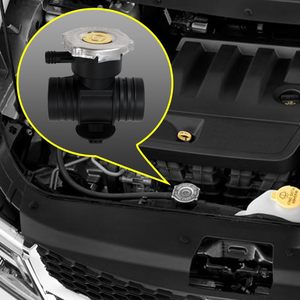 CeYhtly New Radiator Coolant Filler Neck with Cap and <b>Clips</b> Black Plastic for for 200 Sebring 2001 2004 2007 2018 - Product Image 2