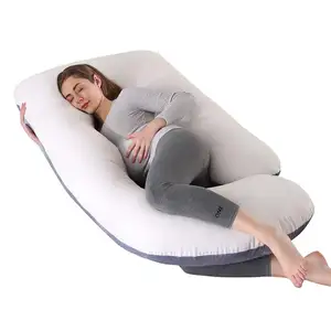Custom Pregnancy Pillows E Shaped Full Body Wedge Pillow With Pregnancy For Belly Support Maternity Pillow For Side Sleep