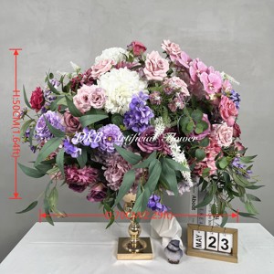 DKB Suministros de Decoración para Bodas OEM, Flores Decorativas para Boda, Bola de Flores Artificiales de Seda, Centros de Mesa para Boda - Product Image 2