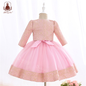 Vestido Rosa Yoliyolei, vestido <span class=keywords><strong>de</strong></span> baile hinchado, vestido <span class=keywords><strong>de</strong></span> novia estampado con tutú <span class=keywords><strong>de</strong></span> cumpleaños para niñas encantadoras <span class=keywords><strong>2023</strong></span> - Product Image 3