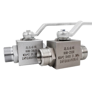 YANYE KHB YJZQ Typ Kohlenstoffstahl Manuelles Hydraulisches Kugelventil Gerade Durchgang Ein-Aus Innengewinde Hochdruck DN25 Anschluss - Product Image 3