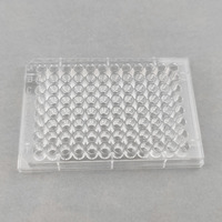 Fournitures de laboratoire médical PS haute Absorption détachable 8 bandes ou 12 bandes 96 puits PCR plaque Elisa