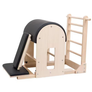 Attrezzatura Commerciale per Pilates: Attrezzi Professionali in <span class=keywords><strong>Legno</strong></span> per Allenamento Core, Stretching della Colonna Vertebrale e Body Workout (Ladder Barrels) - Product Image 2