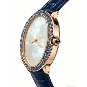 นาฬิกาควอตซ์หรูหราสำหรับผู้หญิงพร้อมโลโก้สั่งทำขายส่ง - นาฬิกาข้อมือสำหรับสุภาพสตรี ดีไซน์หรูหรา กันน้ำ ของขวัญวันวาเลนไทน์ วันเกิด รับผลิตแบบ OEM - Product Image 3