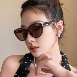 Lunettes de soleil œil de chat pour femmes, polarisées UV400, monture intégrale, style rétro, protection solaire adulte 2025 - Product Image 1