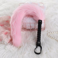 Fouets SM pour couple, accessoires de plaisir, queue de renard, pour punitions au lit et jeux de préliminaires, équipement de bondage SM pour jeux BDSM