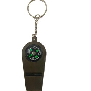 Silbato de supervivencia para exteriores con brújula, diseño compacto de ABS multicolor para senderismo, camping, montañismo, correr y ciclismo - Product Image 5