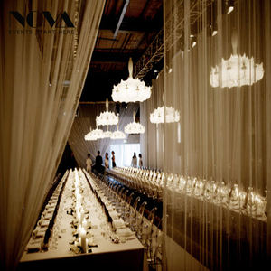 أعمدة خلفية عالية الجودة للمسرح مع تصميم ستائر للزفاف ولافتات - Product Image 3