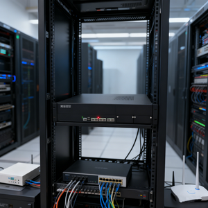 <span class=keywords><strong>PC</strong></span> Industrial Integrado OEM ODM Intel I5 I7 I9 de 11ª-12ª Generación, 6 LAN, 4 RS232 COM, Montaje en Riel DIN, Computadora de Escritorio Industrial con Win10 Linux - Product Image 1