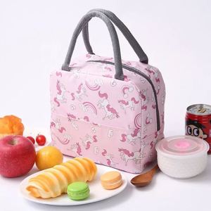 Sac isotherme pour le déjeuner en toile avec impression de dessins animés pour femmes et filles, en aluminium - Product Image 4