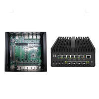 H15 ODM OEM MINI Host Fanless Intel Ultra 7 Ultra 9 16 Cores 6 Lan 2 SFP+ Ethernet Firewall Soft Router Linux Server MINI PC