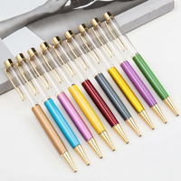 Stylos à bille flottants multicolores en métal, nouveauté promotionnelle, DIY, avec logo personnalisé, écologiques et rechargeables