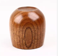 Verre à vin en bois brûlé artisanal, écologique, portable, capacité de 350 ml, design à l'ancienne, excellent cadeau pour les hommes