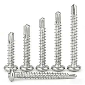 Tornillos Autorroscantes de Cabeza Plana para Puertas de Aluminio y Instalación, Medidas Métricas, Especial de Fábrica Bibo Yaente - Product Image 2