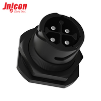 Connecteur d'alimentation circulaire étanche haute intensité 150A 600V M40 pour systèmes de stockage d'énergie et équipements électriques industriels