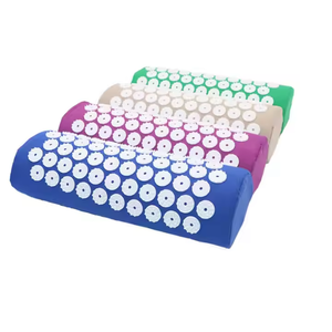 Akupressur matte aus natürlichem Leinen Fuß Shakti Patentierte Spikes Massage Akku pressur Matte und Kissen Set - Product Image 3