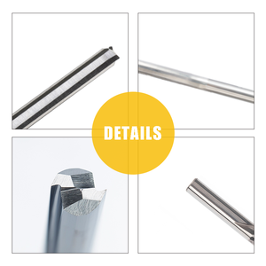 WEIX 1 Cái Mũi Phay Thẳng Hai Rãnh 4Mm 6Mm Cho Gỗ <span class=keywords><strong>CNC</strong></span> Dụng Cụ Cắt Khắc Thẳng Máy Phay Cacbua Dụng Cụ Phay - Product Image 5