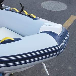 Bateau gonflable de sport de pêche de bateau de RIB de coque en fibre de verre à grande vitesse de la CE Voile RIB 430 Bateau avec le moteur hors-bord <span class=keywords><strong>4</strong></span> temps - Product Image 6