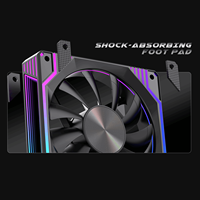 Lovingcool OEM ordinateur refroidisseur ventilateur 12v ARGB 120mm ventilateur refroidisseur CPU PC plastique ARGB ventilateurs de refroidissement pour boîtier PC