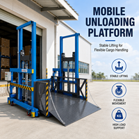 Plateforme élévatrice mobile pour conteneurs de 2 et 3 tonnes, plateforme de chargement et de déchargement, table élévatrice