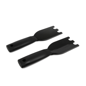 Chất Lượng Cao Thân Thiện Với Môi Silicone Và Nhựa Thìa Nướng Công Cụ Cho George Quản Đốc Trong Nhà Nướng Scraper Công Cụ Làm Sạch - Product Image 1