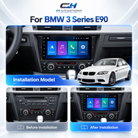 Lecteur multimédia vidéo WIFI Navi GPS Android Auto autoradio tableau de bord USB pour BMW Série 3 E90 E91 E92 E93 2006-2012