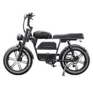 Vélo électrique hybride à double batterie 48V, autonomie de 100 km, EB30, vélo électrique 20 pouces, vélo tout-terrain électrique, Fatbike, stock UE pour les trajets courts - Product Image 3