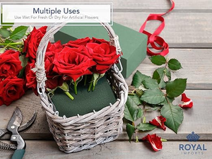 Mousse florale humide facile à découper en différentes formes et tailles pour s'adapter à divers contenants, briques <span class=keywords><strong>de</strong></span> mousse florale - Product Image 3