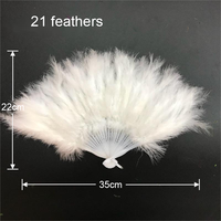 Plume pliant ventilateur japonais doux fée fille sombre gothique cour danse main ventilateur Art artisanat cadeau décoration de fête de mariage