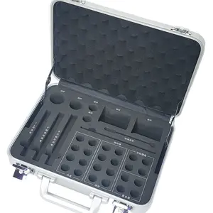 Durable Dental Instruments Carry Case Portable Silver Aluminum Extrusion Equipment Hard Case With Locks Wholesale From China