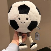 Jouet en peluche ballon de football UK Jelly Amuseable, série sportive, en coton PP, anti-stress, lavable, unisexe