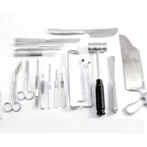 Instruments chirurgicaux orthopédiques post-mortem, ensemble complet de 17 pièces pour procédures d'autopsie, kit réutilisable en acier inoxydable - Product Image 2