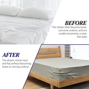 Sangles de maintien pour draps, attaches d'angle pour draps-housses, attaches de draps robustes, serre-draps qui restent ferme, s'adaptent à toutes les tailles - Product Image 5