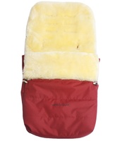 Couverture de poussette de haute qualité en peau de mouton pour l'hiver, couvre-pieds chaud pour poussette bébé