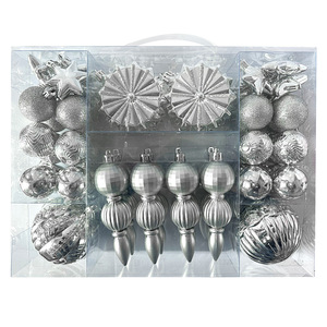 ลูกบอลพลาสติกคริสต์มาสสีทองแบบใหม่เครื่องประดับลูกบอลคริสต์มาสพลาสติกแบบ2025ดีไซน์ใหม่ - Product Image 5