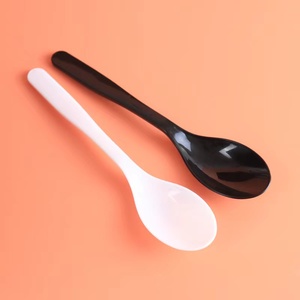 Couverts jetables de qualité supérieure <span class=keywords><strong>Vaisselle</strong></span> Bleu <span class=keywords><strong>Pastel</strong></span> Jaune Rose Noir Violet Vert-Fourchettes en plastique de qualité supérieure Couteaux Cuillères pour les fêtes - Product Image 4